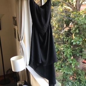 XXS BGBG strapless black dress